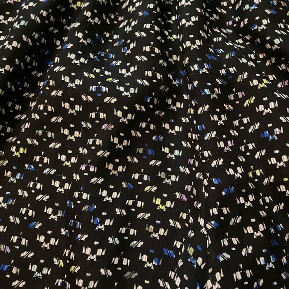 Revolve-BCBGeneration Surplice Romper in Black Combo Size M Tie Back Long Sleeve - Picture 10 of 12